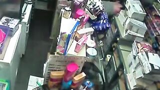 Str8 Caught Fucking On Security Camera In Store