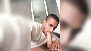 Hot Cumslut Sucking Huge Thick Cock