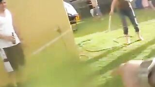 Tirando A Roupa Do Loirinho A Forca