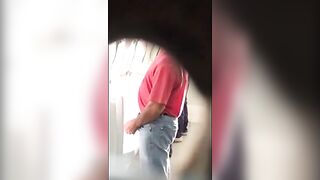 Str8 Spy Daddy In Public Toilet Ll