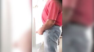 Str8 Spy Daddy In Public Toilet Ll