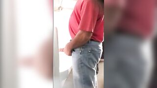 Str8 Spy Daddy In Public Toilet Ll