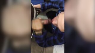 Sucking A Big Black Cock - Amateur Blowjob Until He Cums