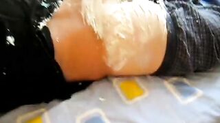 Drunk Frat Boy Passed Out With Shaving Cream On His Ass