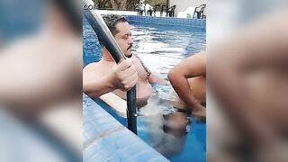Fun In Public Swimming Pool