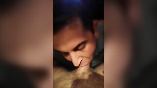 Arab Slave Swallows Verbal White Master Cum