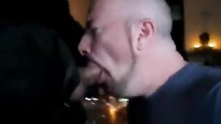 deep throating guy in suit cum swallow4
