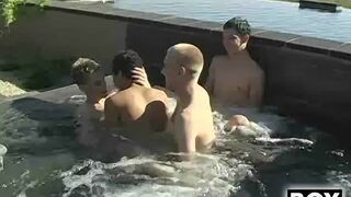 Twink Pool Party Boy Crush - Amateur Gay Porno