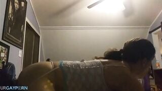 sissy kayla vs two dildos5