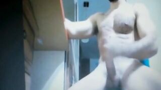 bearded hairy daddy huge cock3