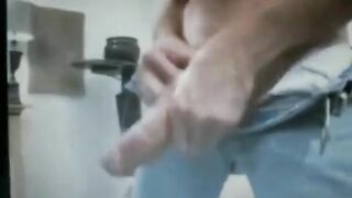 huge hung dad with huge flaccid cock