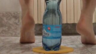 extreme ass insertion with 2 plastic bottles4