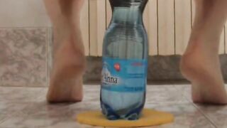 extreme ass insertion with 2 plastic bottles4