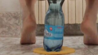 extreme ass insertion with 2 plastic bottles4
