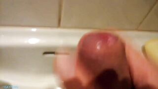 four uncut foreskin cumshots compilation5