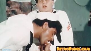 without any protection banged naval force twink gets a major untidy facial