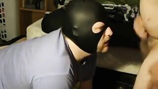 verbal bear master uses slave bj huge facial3