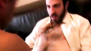 ebony employee anally spread with big office cock