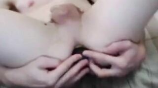twink toying his pink hole