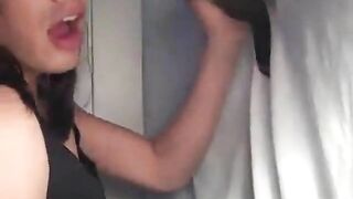 amateur cd sucks black cock at gloryhole4