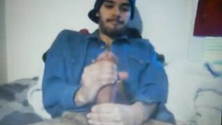 young huge dick latin shoots a hot cum load6