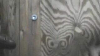 bbc getting sucked through glory hole swallows cum2