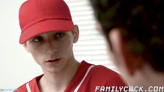 twink enjoys every inch of stepdaddys big raw cock