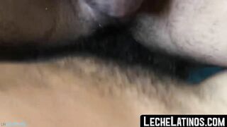 unmarried latino straight man soliciting money while baring his back