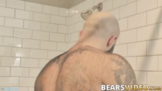 atlas grant shows off that bear body and tugs on his dick