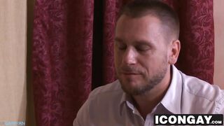 hot dilf hans berlin takes stud drake magnums massive cock