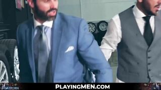 businessman dani robles who has a beard fucked raw after hot rimming