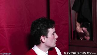 confessing sexual acts with the bishop turns into hot fuck