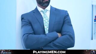 a kinky doctor gave bearded businessman dani robles a raw fuck