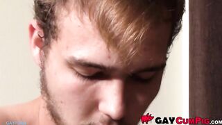 interracial blowjob ends with cum in mouth with young jocks