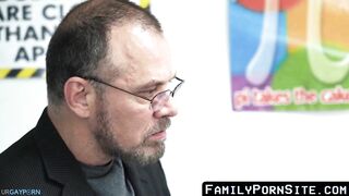 hot hunk gets twofold dicked by horny daddies in homeroom