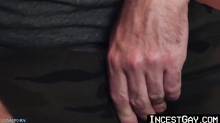 illegal stepbrother crude fucking while horny daddy observes