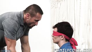 young stepson barebacked during family threesome