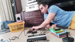 step queer dad de bathrobe game video games we made a naughty bet which made playing much higher stakes by manlyfoot