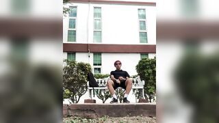 latino twink public jerk off