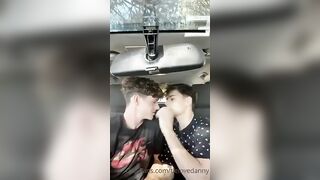 My boyfriend took me for a drive but he wanted my dick