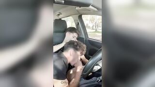 My boyfriend took me for a drive but he wanted my dick