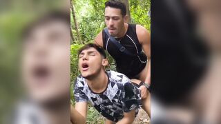 CAN I EAT YOUR ASS IN THE WOOD