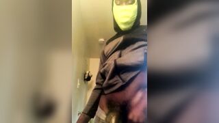 (THUG MODE) Masked up BBC masturbation COMPILATION