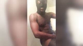 (THUG MODE) Masked up BBC masturbation COMPILATION
