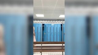 Public Locker Room Wank