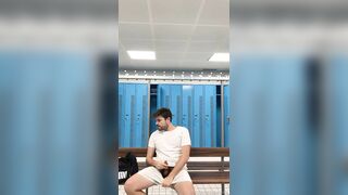 Public Locker Room Wank