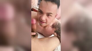 Sucking dick and clapping cheeks