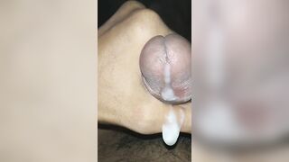 Twink boy masturbating at home