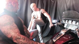 Masculine Jason fucks Dallas Steele on his Harley