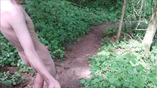 Nude Walk with Analplug and Cum on my Foot in Birkenstock Sandals Maritonolo - BussyHunter.com